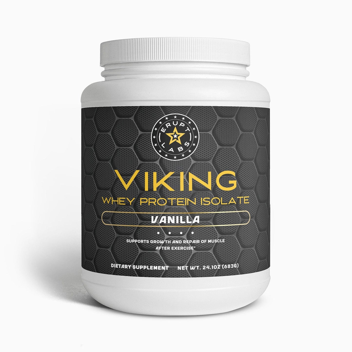 SamRock Supplements Vanilla Erupt Labs Viking Whey Protein Isolate