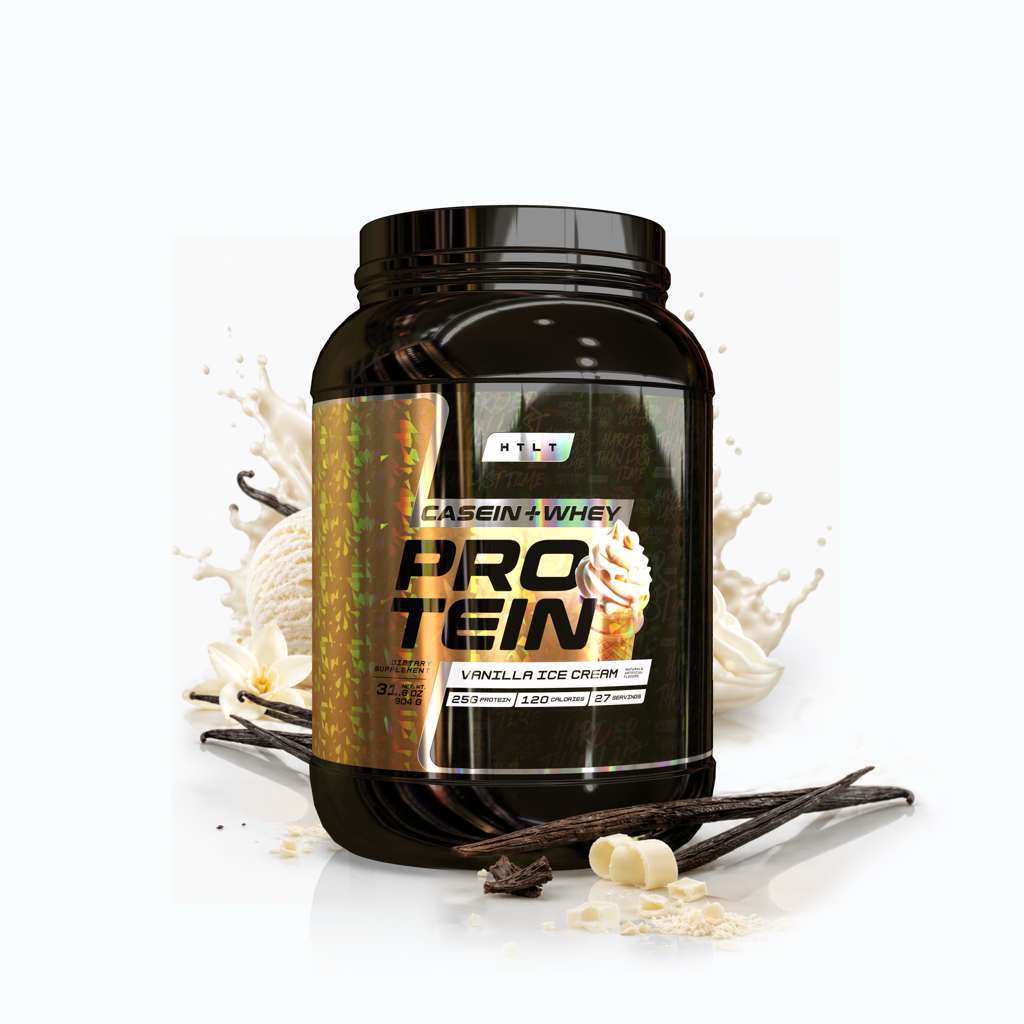 SamRock Supplements Vanilla Ice Cream HTLT Casein + Whey Protein 2.0lbs