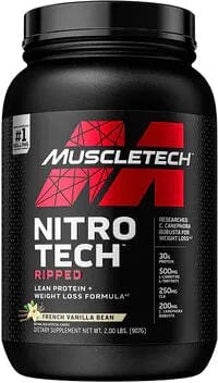 SamRock Supplements 2lb / French Vanilla Bean MuscleTech NitroTech Ripped