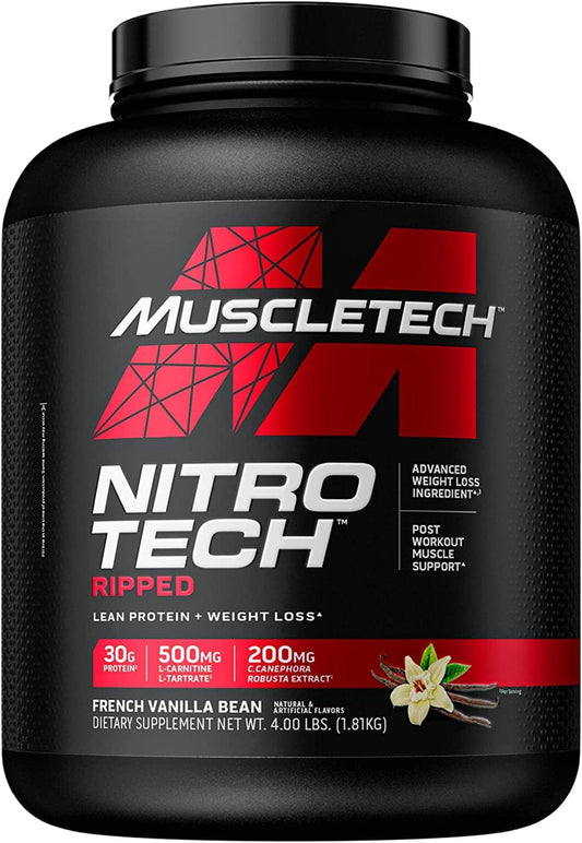 SamRock Supplements 4lb / French Vanilla Bean MuscleTech NitroTech Ripped